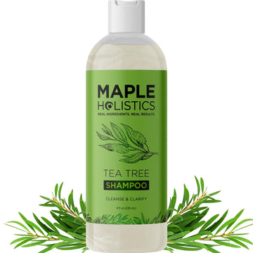 Maple Holistics front label showing clarifying shampoo benefits