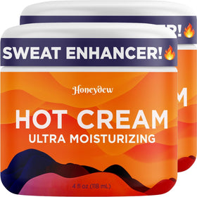 Maple Holistics front packaging of hot cream sweat enhancer showing 2-pack and benefits
