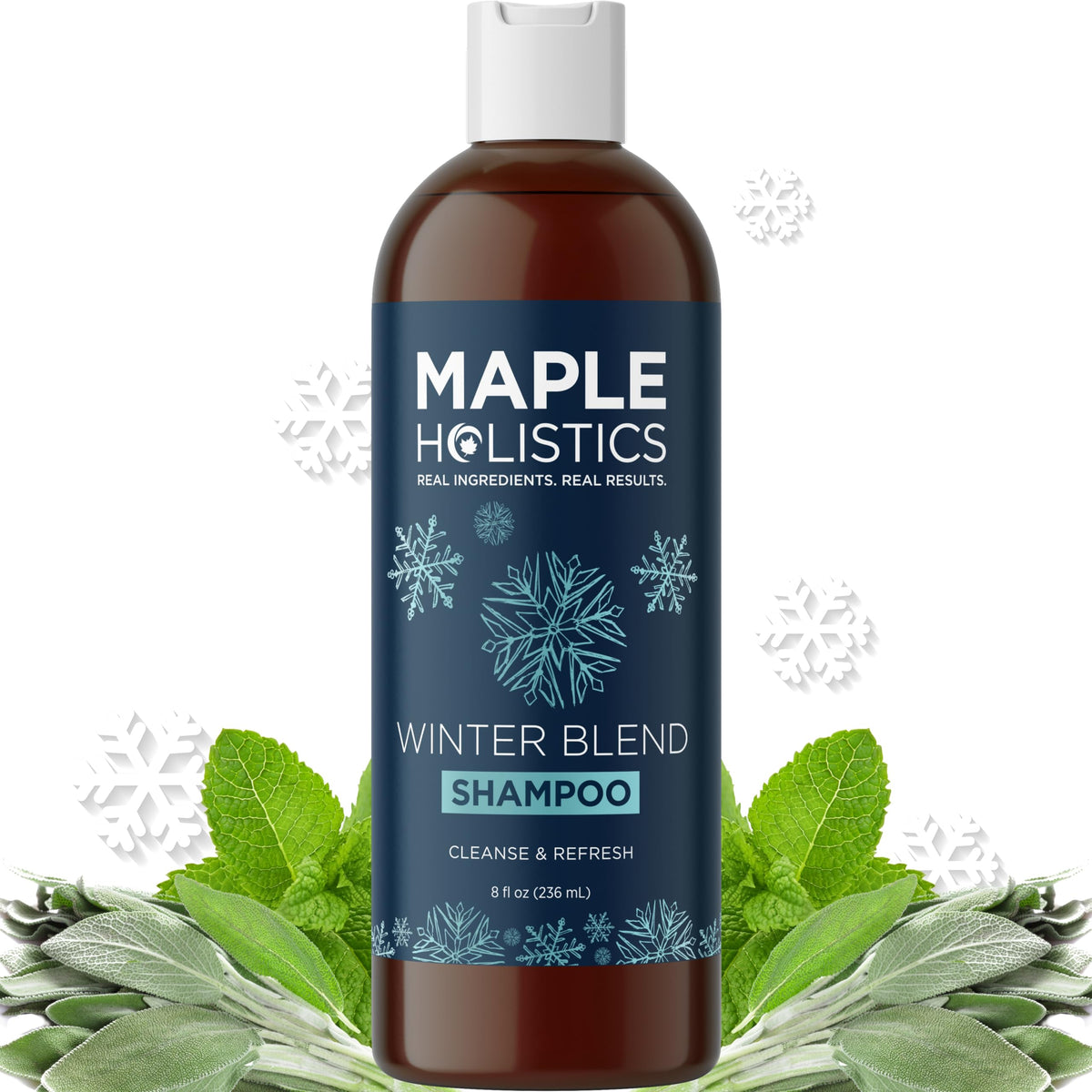 Maple Holistics front packaging showing bottle and product name for clear identification