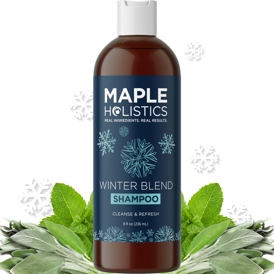 Maple Holistics front packaging showing bottle and product name for clear identification