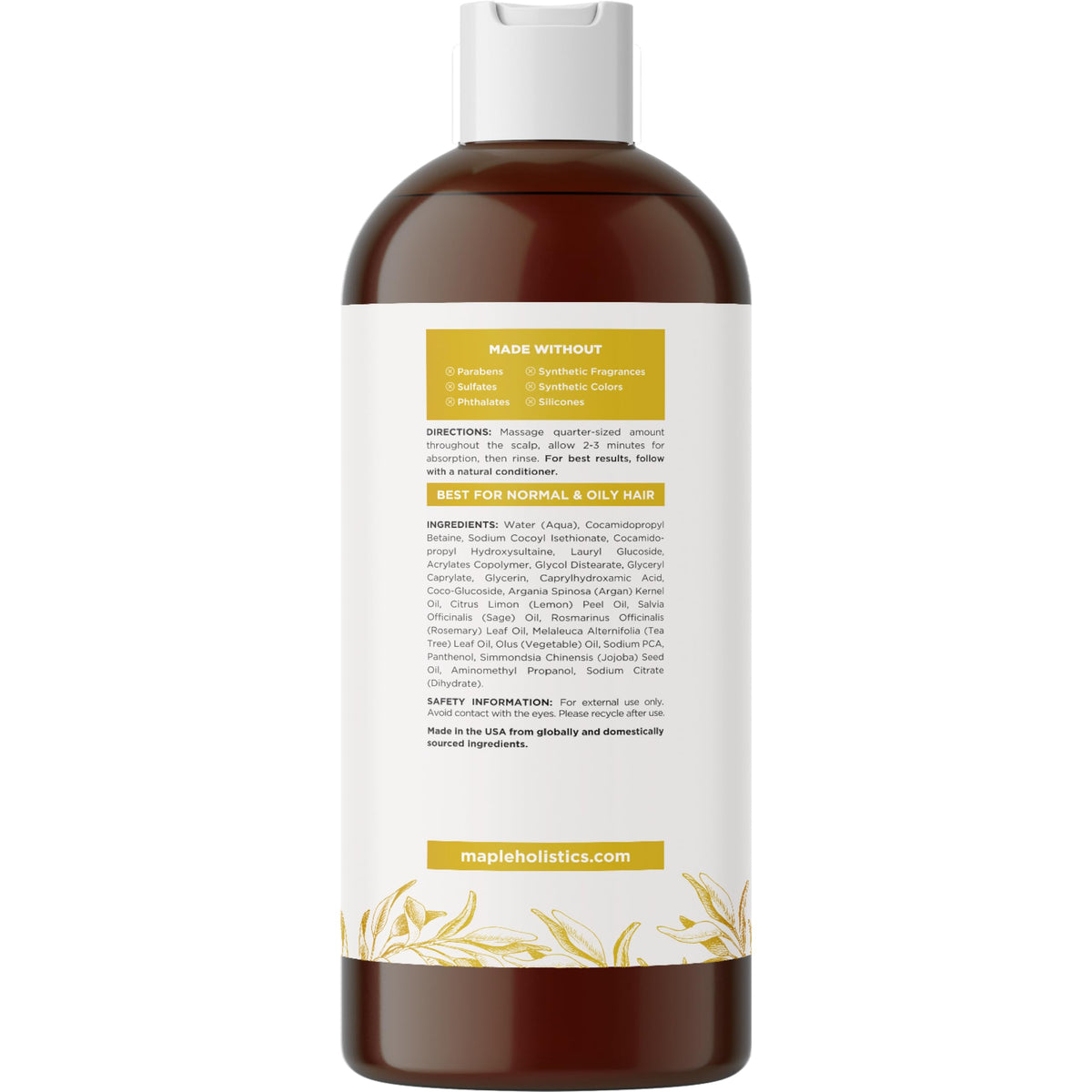 Maple Holistics botanicals and oils staged to show natural ingredient benefits