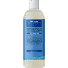 Maple Holistics kid using shampoo poolside for gentle chlorine removal