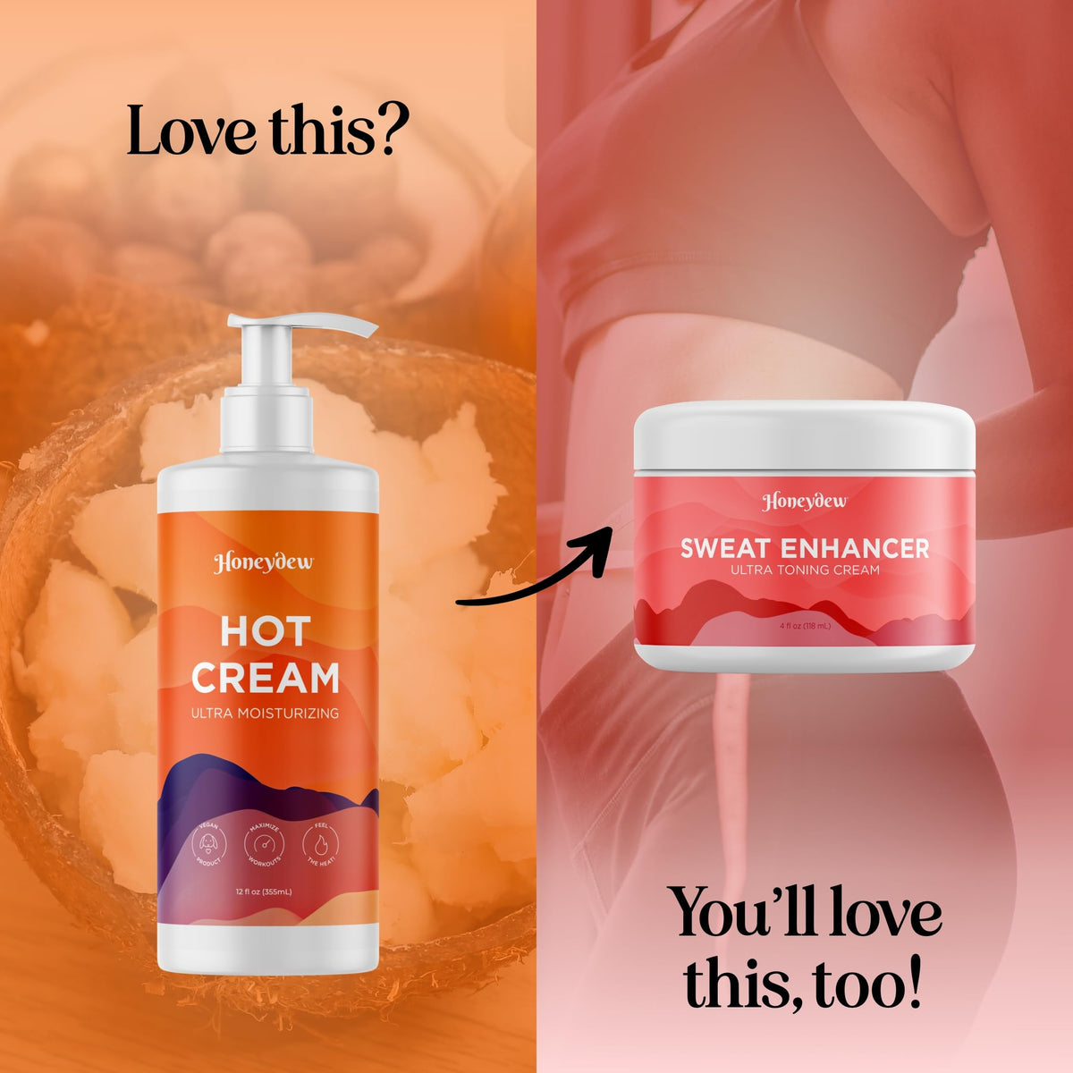 Maple Holistics cream used with waist trainer to boost localized heat