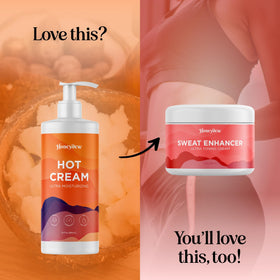 Maple Holistics cream used with waist trainer to boost localized heat