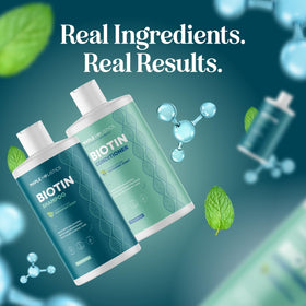 Maple Holistics peppermint lather on scalp showing cooling, invigorating sensation