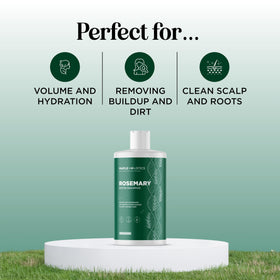 Maple Holistics shampoo pour showing lightweight texture for easy lather