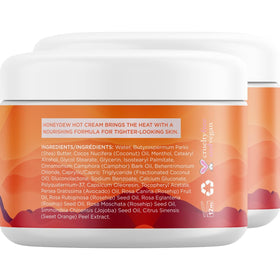 Maple Holistics jar placed next to dumbbells to suggest workout use and enhanced circulation