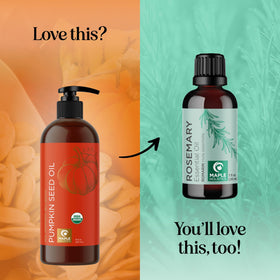 Maple Holistics dropper dispensing oil onto fingers for facial serum hydration