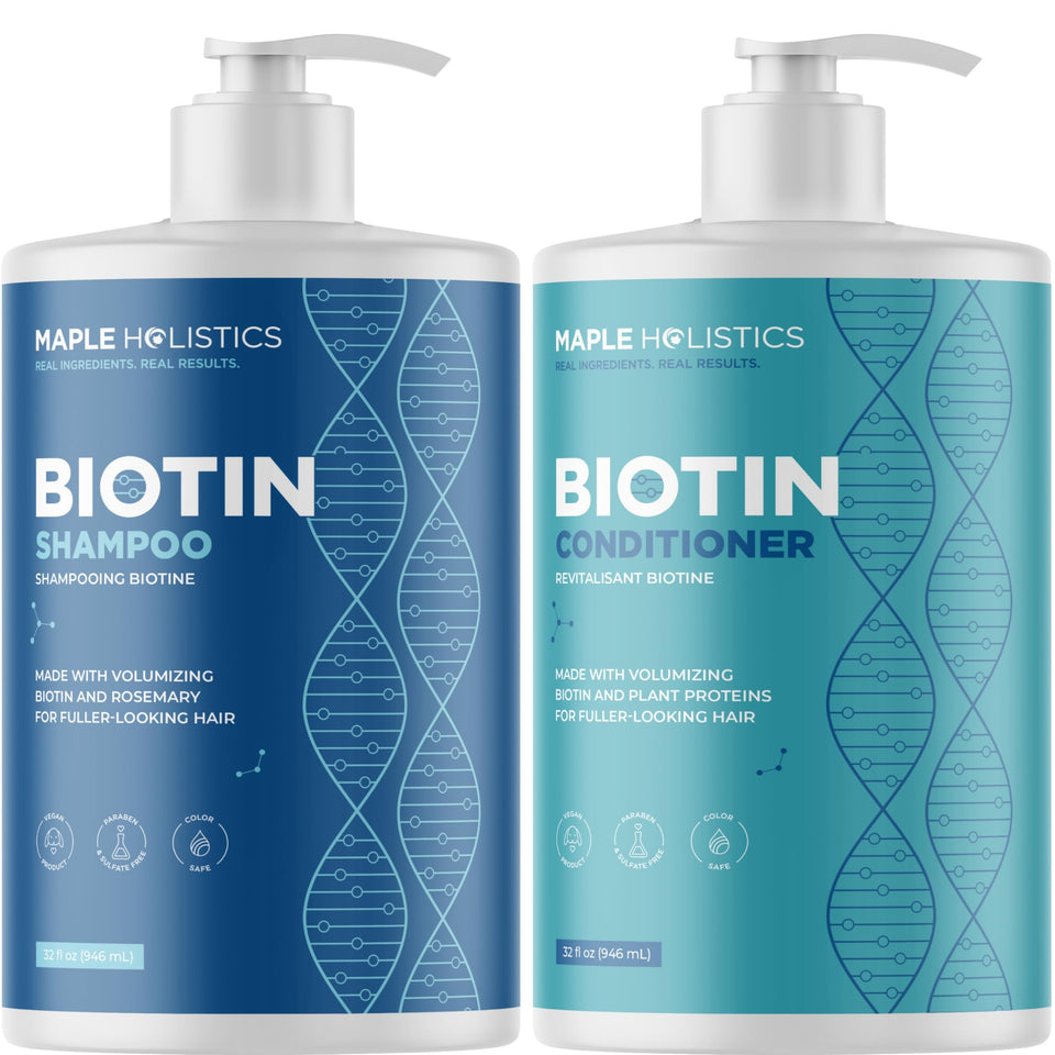 Maple Holistics front packaging showing set and volumizing benefit