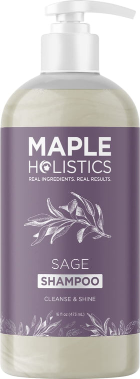 Maple Holistics bottle front view shows clean branding and benefits