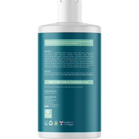 Maple Holistics shampoo in a bathroom scene suggesting daily refresh and lift