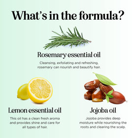 Maple Holistics lather on hair illustrating effective removal of buildup