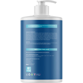 Maple Holistics scalp massage in shower showing soothing benefit
