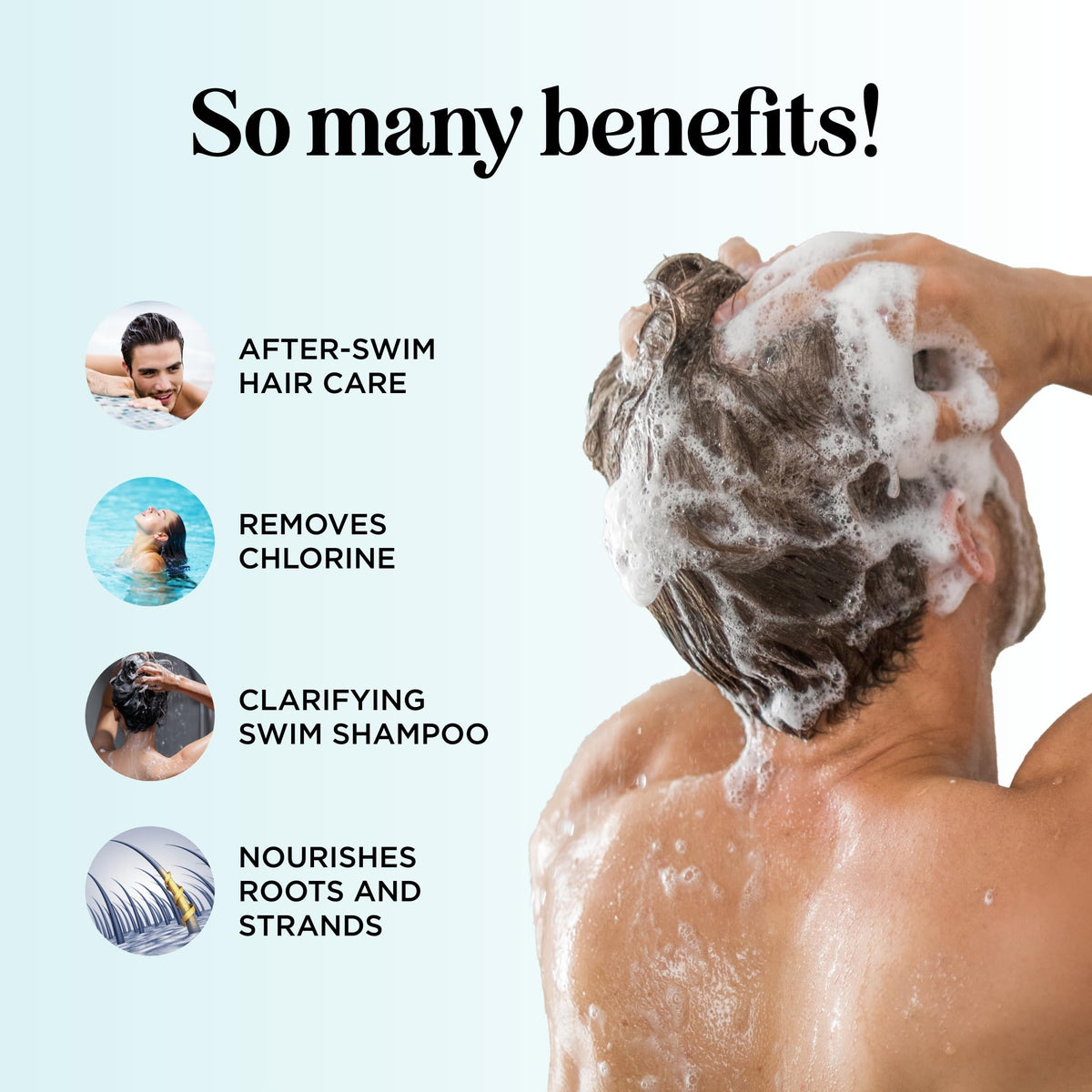 Maple Holistics shampoo texture close-up demonstrating gentle clarifying action
