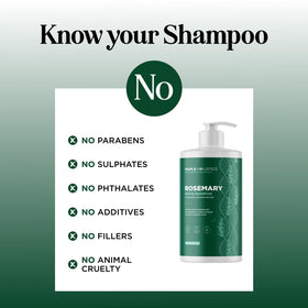 Maple Holistics shampoo lather texture demonstrating lightweight foam and gentle cleanse