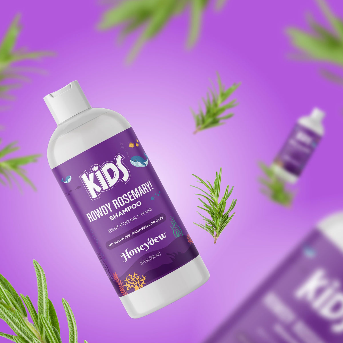 Maple Holistics bottle beside a hand for scale, illustrates size and travel-friendly benefit
