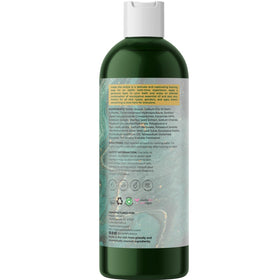 Size comparison of Maple Holistics bottle beside a towel for scale and portability