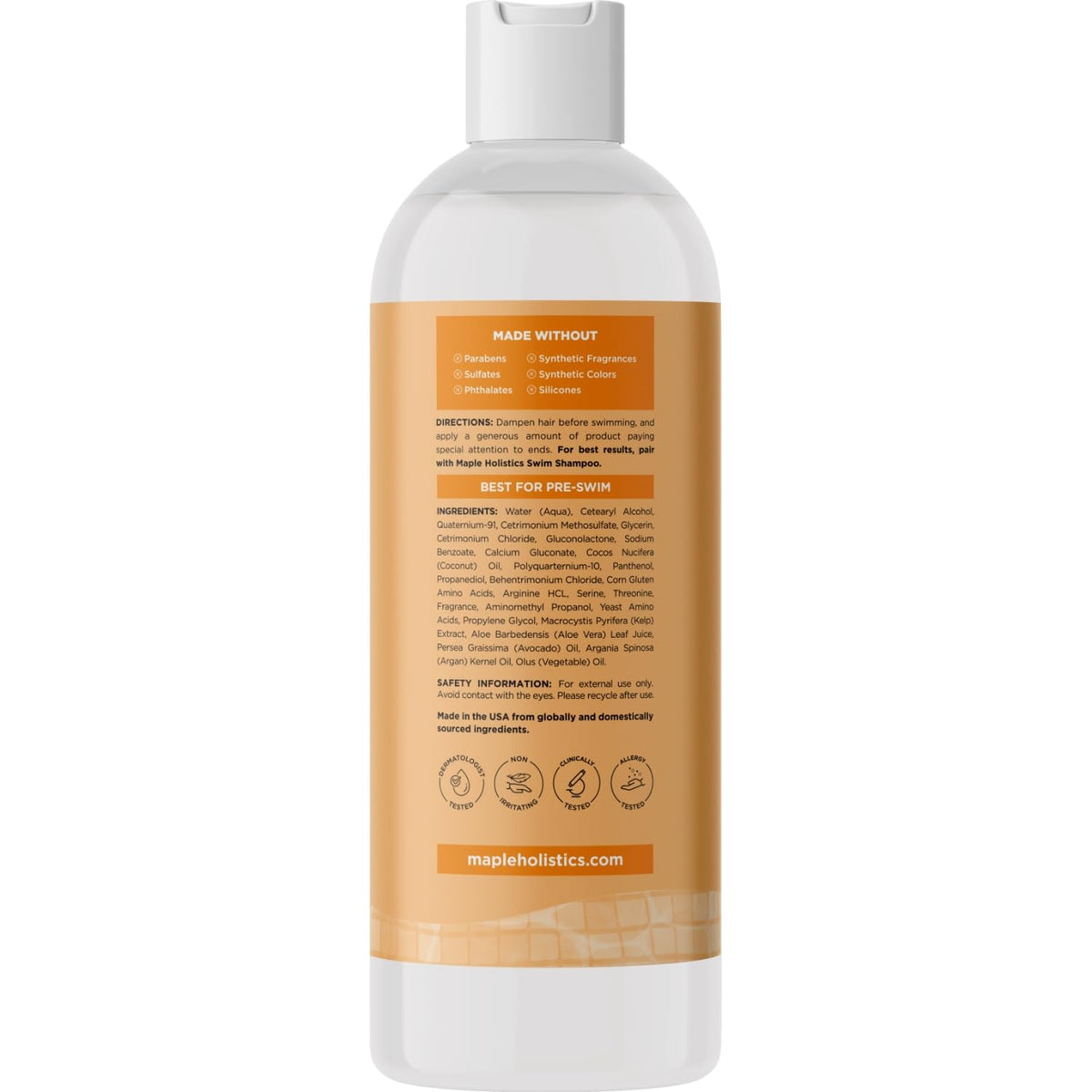 Maple Holistics spray nozzle close-up for easy application benefit