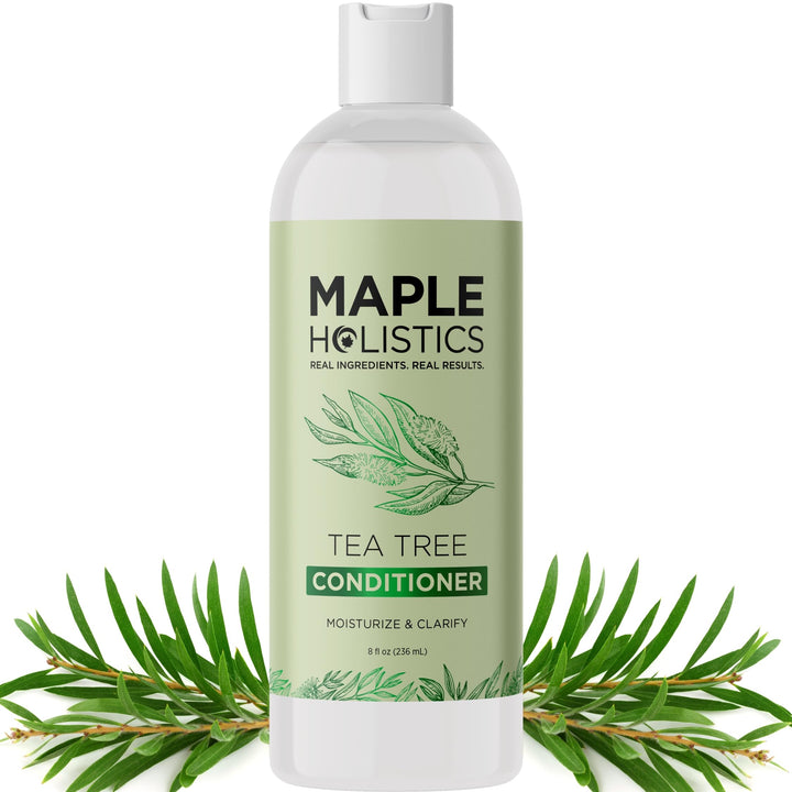Maple Holistics bottle front view showing clean packaging and sulfate-free benefit
