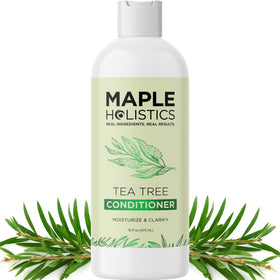 Maple Holistics bottle front view showing label and natural benefit