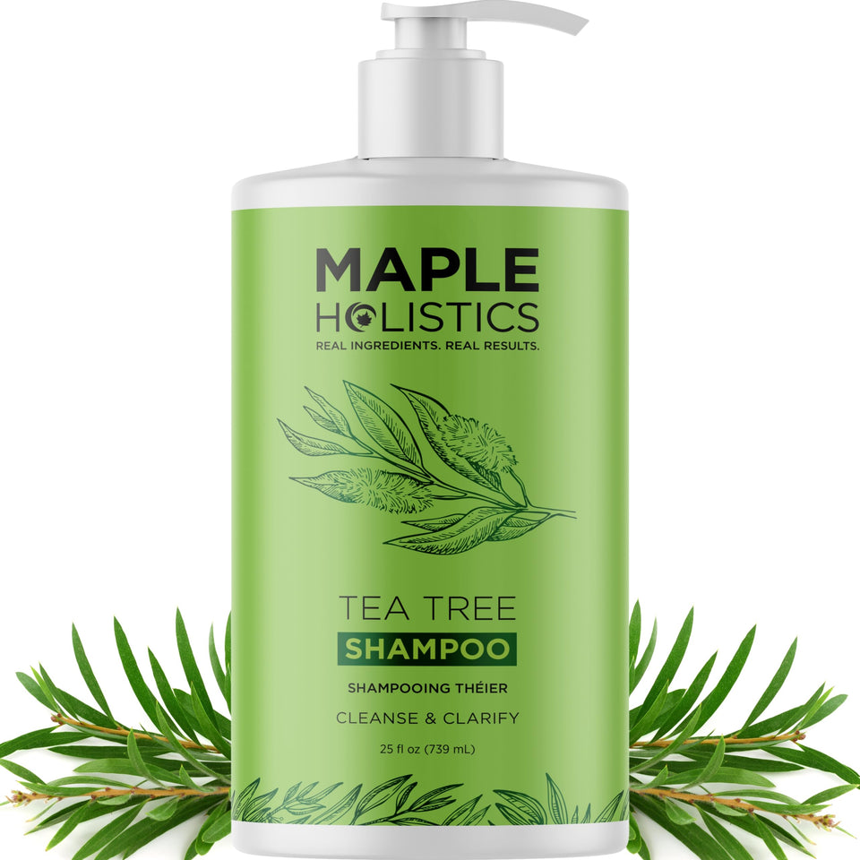 Maple Holistics front bottle image showing clean packaging and size benefit