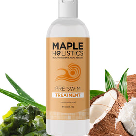 Maple Holistics product texture with droplets illustrating lightweight protection