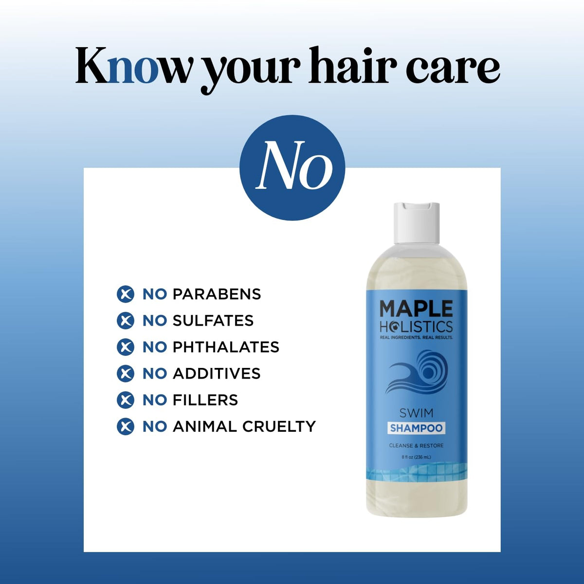Maple Holistics close-up of shampoo texture with nourishing oil blend