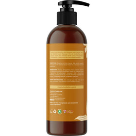 Maple Holistics arranged ingredients showing coconut and sweet almond oils for nourishment