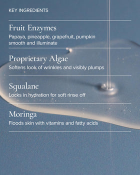MARA bottle on bathroom counter lifestyle shot conveying daily routine convenience and calm