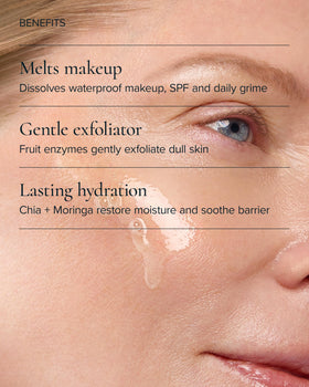 MARA oil texture on skin showing smooth, lightweight glide and quick spreadability