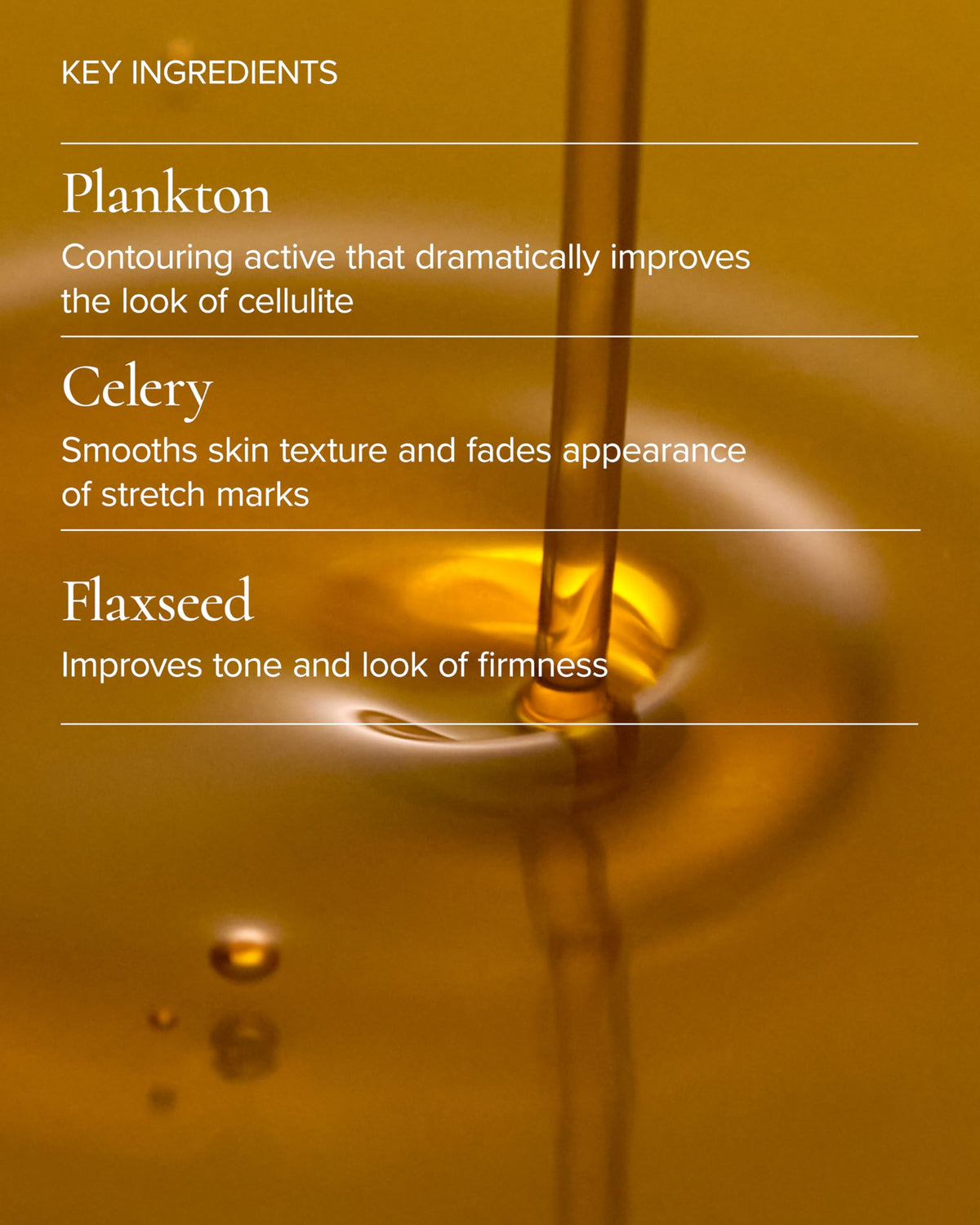 MARA Sea Sculpt application on leg demonstrating smoothing and firming effect