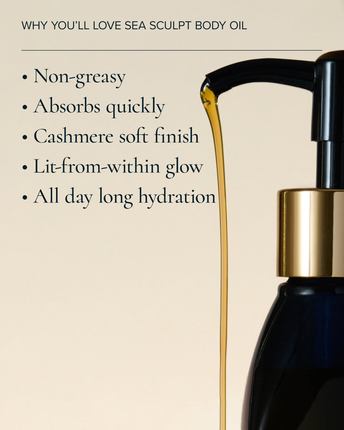 MARA Sea Sculpt in hand to show 4 oz scale and travel-friendly benefit