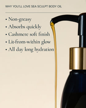 MARA Sea Sculpt in hand to show 4 oz scale and travel-friendly benefit