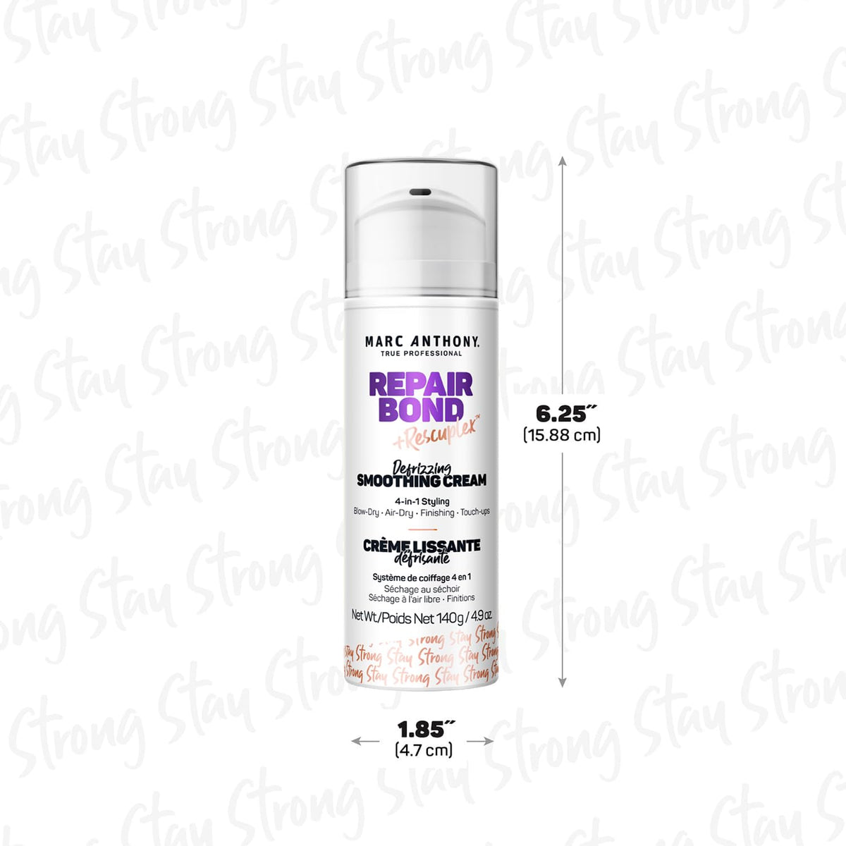 Marc Anthony before and after comparison showing reduced frizz and shine