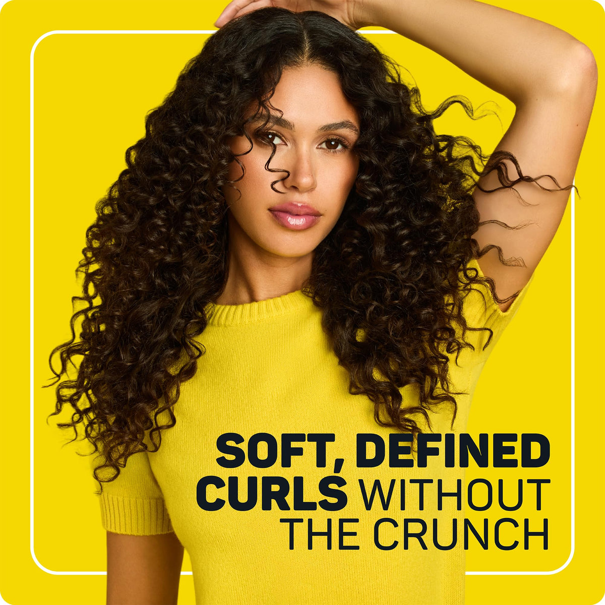 Marc Anthony diffused dry curls showing defined, soft, touchable curl results