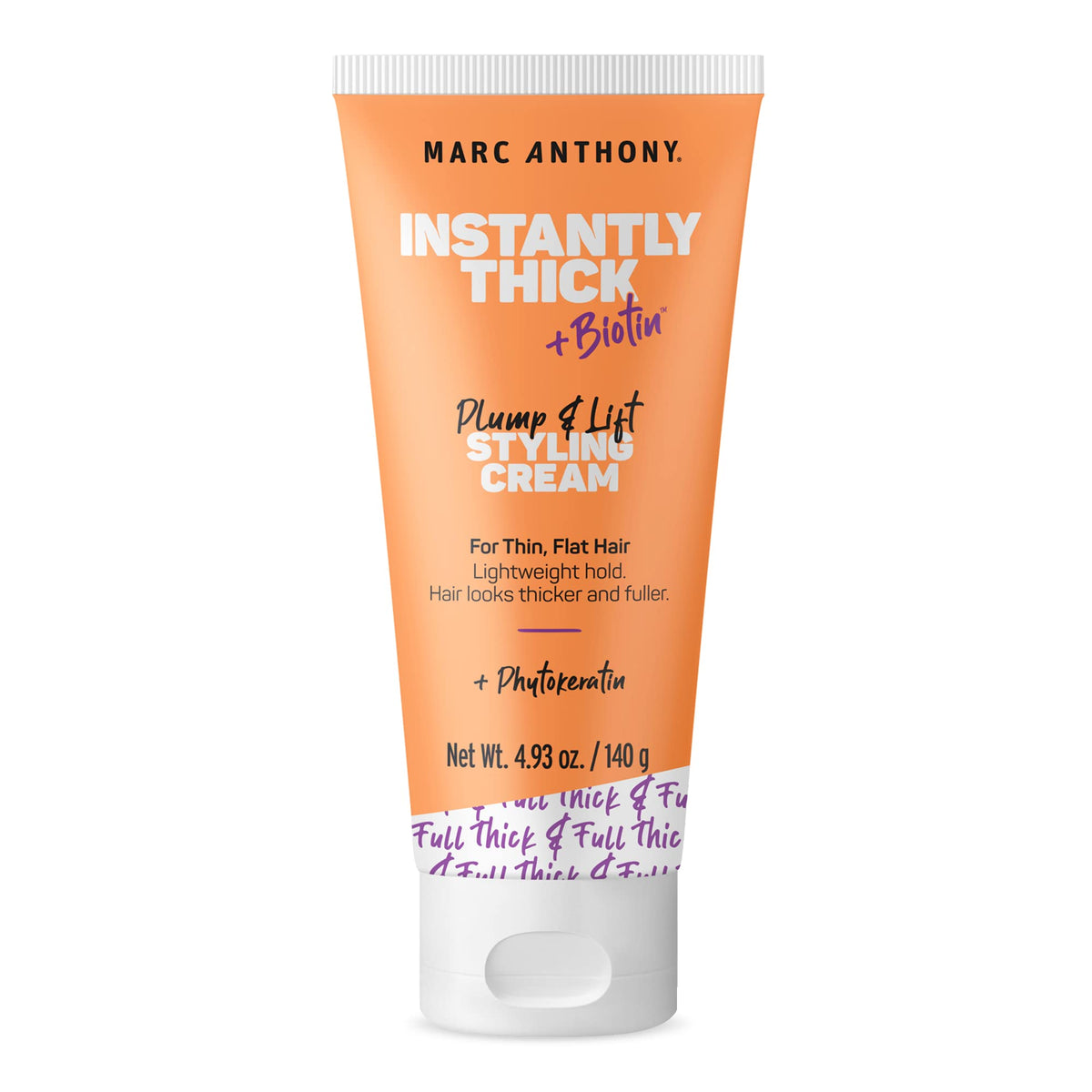Marc Anthony front packaging showing volumizing styling cream benefits