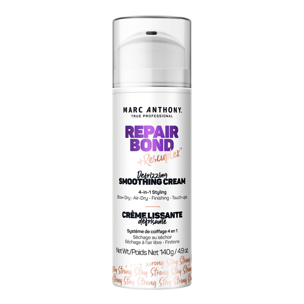 Marc Anthony front packaging showing Repair Bond cream and benefits