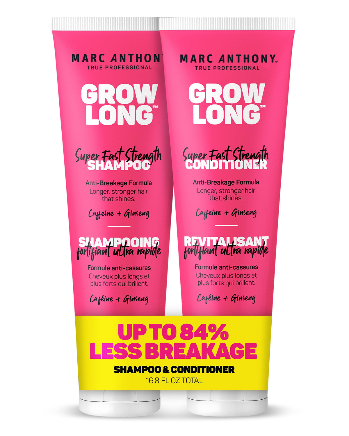 Marc Anthony front packaging showing Grow Long gift set and tidy presentation benefits
