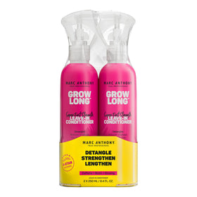 Marc Anthony front packaging showing two Grow Long spray bottles and benefits