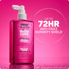 Marc Anthony label detail highlighting heat protection up to 450°F for safer styling