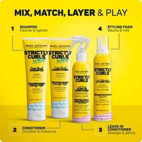 Marc Anthony lifestyle bathroom setting portraying daily routine and salon‑quality results