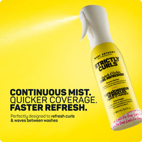 Marc Anthony spray nozzle producing continuous mist for even coverage