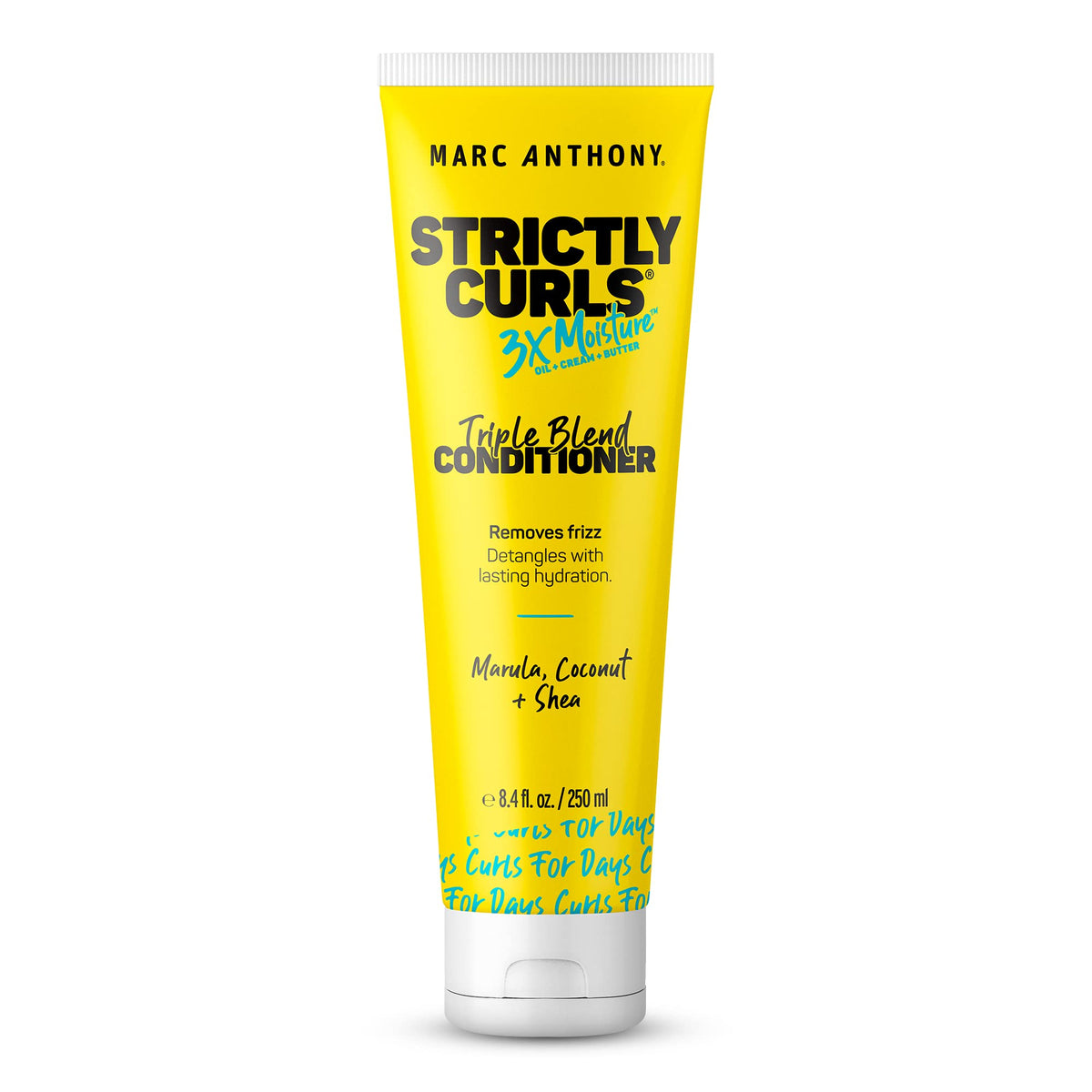 Marc Anthony Strictly Curls front bottle showing branding and benefits