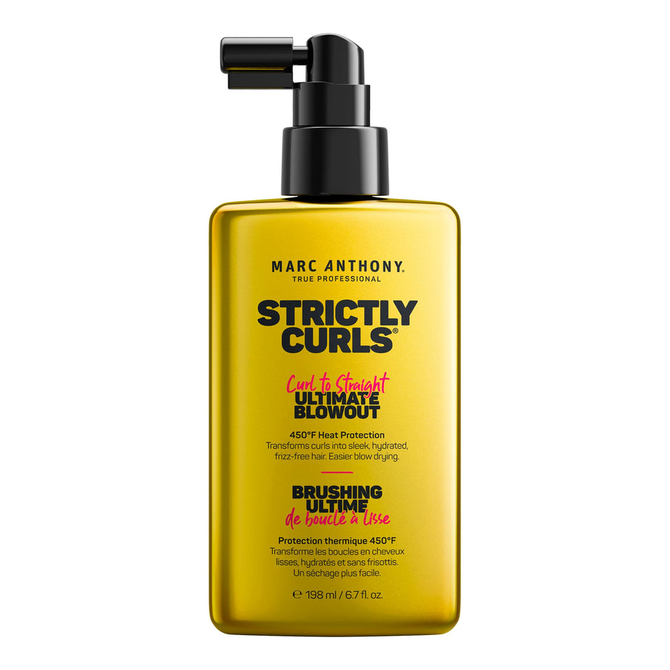 Marc Anthony Strictly Curls bottle front view showing product and benefits