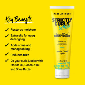 Marc Anthony label close-up highlighting ingredients and usage directions