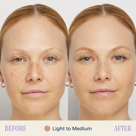 Marcelle BB Cream being blended on skin showing smooth coverage and quick absorption benefit