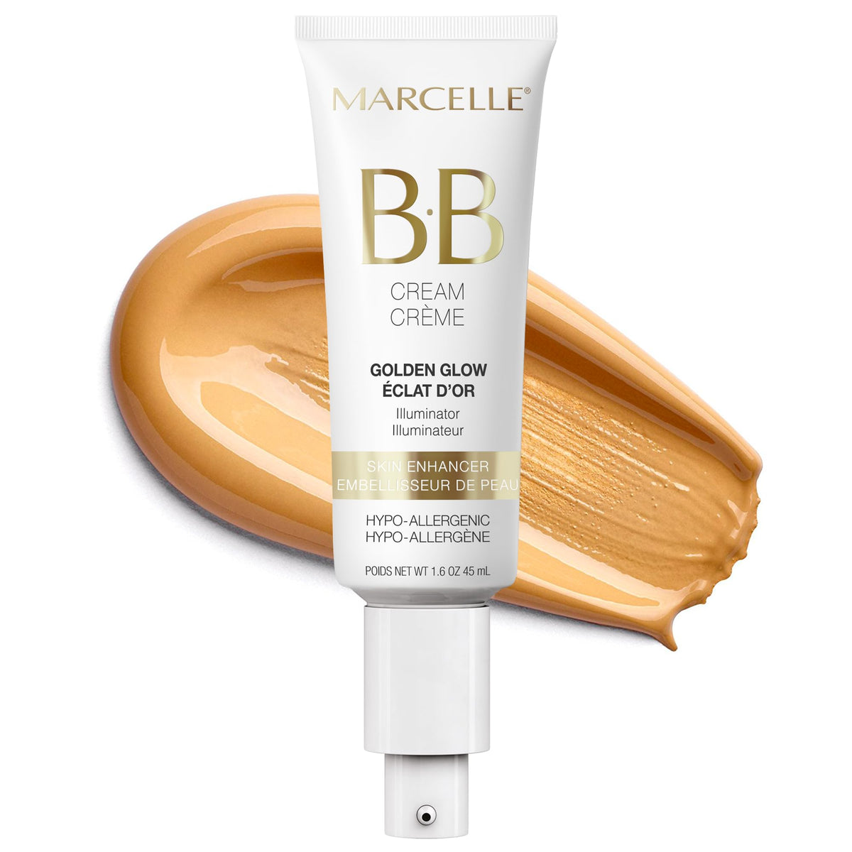 MARCELLE front packaging showing tube and label, quick product identification benefit
