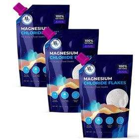 MARCO ESRA front packaging showing pure Dead Sea magnesium flakes for clean soaks