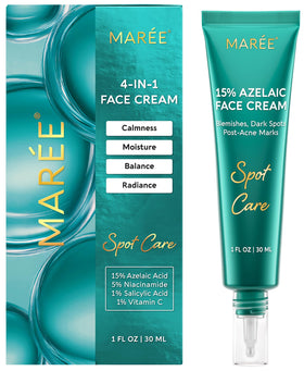 MAREE front packaging showing product name and benefits for clearer skin