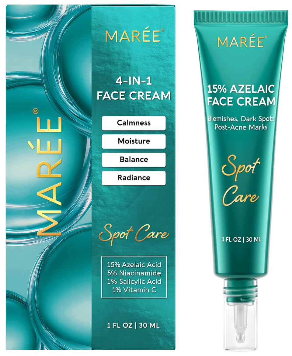 MAREE front packaging showing product name and benefits for clearer skin
